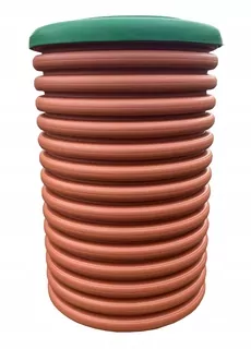 Potrubie Fi500, 1 m, studňa, šachta, kanalizácia + poklop, zelená