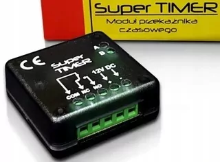 SUPER TIMER 12VDC - univerzálne časové relé (1 sek. - 30 min.)