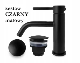 Stojanová umývadlová batéria Stellman čierna
