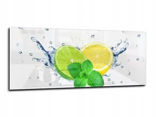 Sklenený panel 50 x 125 x 4 mm biely