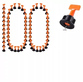 Systém na vyrovnávanie dlaždíc, sada 100 klipov plus 2x kľúč