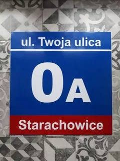 Vlastnícka tabuľa: vyrobená z dibondovej dosky