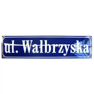 Predmetom ponuky je smaltovaná tabuľa 15 × 60 cm