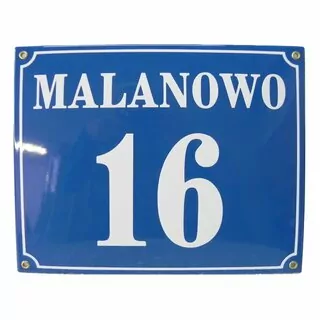 Predmetom ponuky je smaltovaná tabuľka 25 × 30 cm