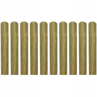 Vidaxl 20 impregnované koľajnice, drevo, 60 cm