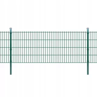 VidaXL 2D plotové panely a stĺpiky 2008 × 830 mm
