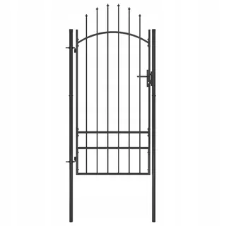 Vidaxl plot Wicket, oceľ, 1 × 2,5 m