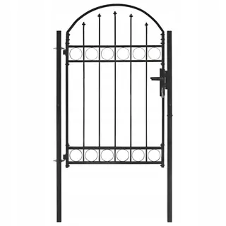 Vidaxl plot Wicket, zaoblený, 100 × 150