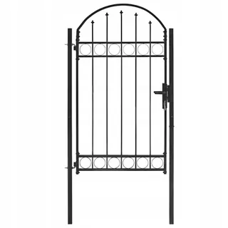 Vidaxl plot Wicket, zaoblený, 100 × 175