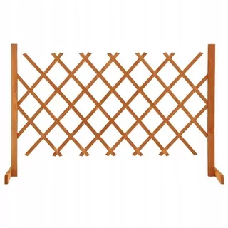 Vidaxl záhradná mriežka, oranžový plot