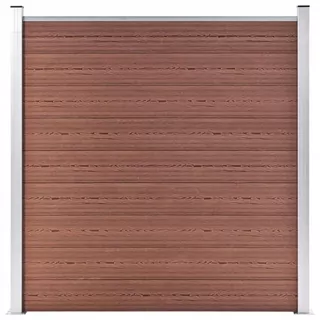 Vidaxl záhradný plot, WPC, 180 × 186 cm