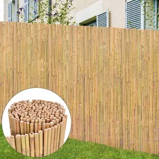 Vidaxl plot s bambusom, 300 × 130 cm