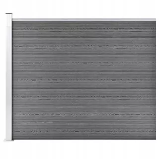 Vidaxl plotový panel s WPC, 175 × 146 cm, sivá