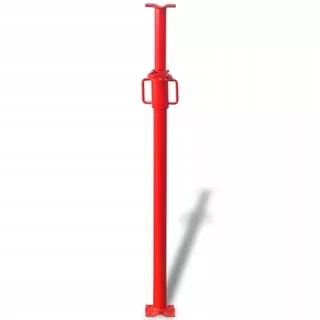 VidaXL Teleskopická podpera 180 cm červená