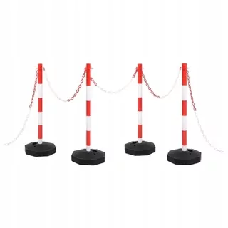 Vidaxl Set of Posts s 10 metrom, plastom