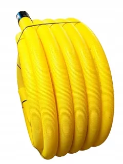 Vlnitá PVC drenážna rúra fi 80 bez otvorov -50m