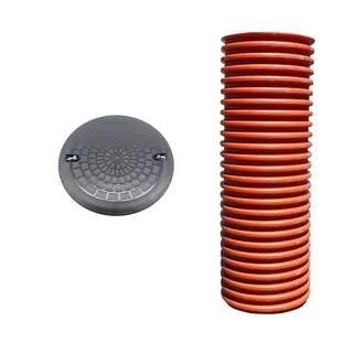 425 mm vlnitá rúra s krytom