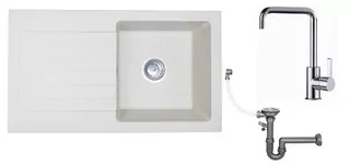 Žula drevík 1 komorárny s odpadu + baterie arga chrom +