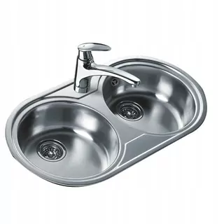 Dvojkomorový drez Teka 10110006 DR-80 2C Sta