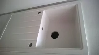 Kuchynský drez - Žula umývadlo biela