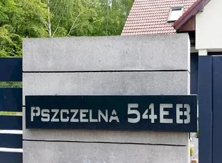 Číslo domu Adresná tabuľa 70 x 13 cm